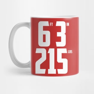 6'3" 215 / Trump Fighting Weight Mug